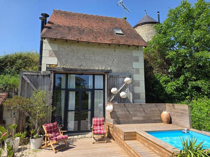 Location de vacances pour 4 personnes, avec vue ainsi que terrasse et jardin à Noyers-sur-Cher - 2