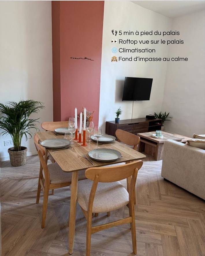 Gîte pour 4 personnes, avec vue et balcon dans Cinema Utopia La Manutention Avignon - 3