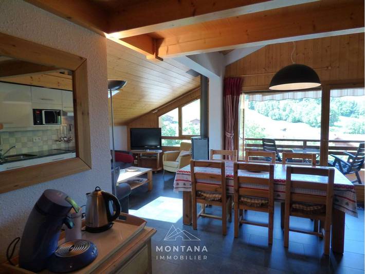 Ganze Wohnung, Duplex 4-Zimmer + Mezzanine für 8 Personen in Le Grand-Bornand in Le Grand-Bornand, Annecy und Umgebung