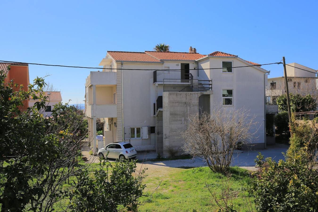 Ganze Wohnung, 1-Zimmer-Ferienwohnung mit Balkon und Meerblick Podstrana (Split) A-23954-a in Grljevac (Podstrana), Podstrana