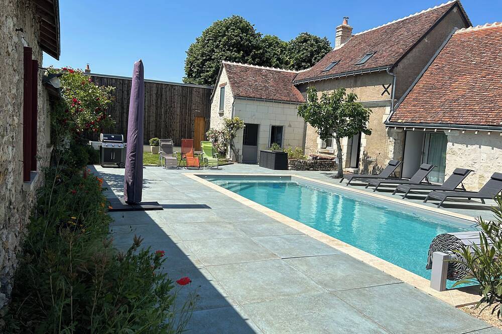 Le Clos des Buis 2, 6 personnes, climatisation, piscine, entre Tours et Amboise in Azay-sur-Cher, Région de Tours