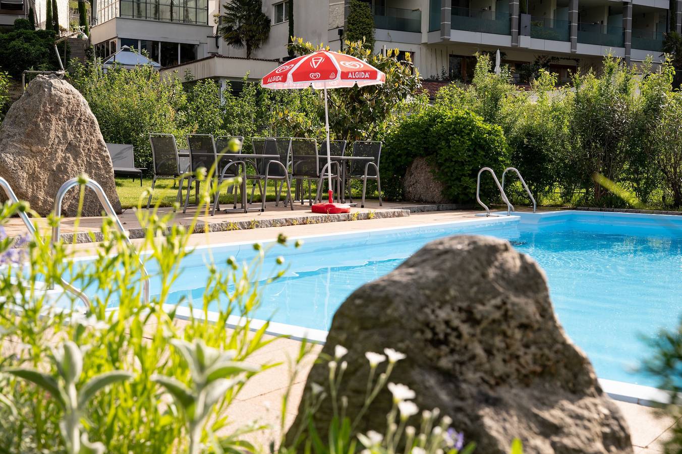 Zimmer 'Tiroler' mit Bergblick, Gemeinschaftspool und Wlan in Naturns, Texelgruppe