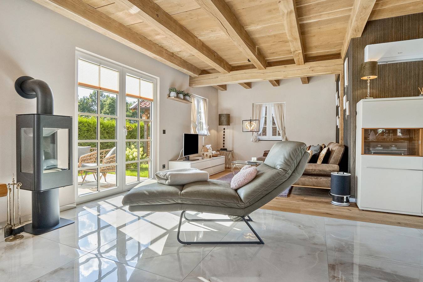 Casa de vacaciones 'Exklusives Ferienhaus' con terraza privada, Wi-Fi y aire acondicionado in Warendorf, Llanura de Münster