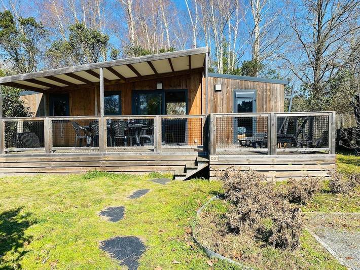 Gîte pour 6 personnes, avec piscine et terrasse, animaux acceptés dans Golf Blue Green Gujan - 4