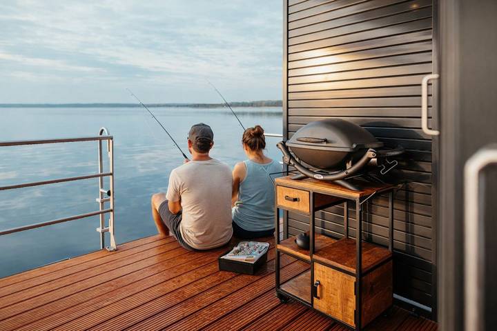 Ferienhaus für 6 Personen, mit Terrasse und Seeblick sowie Ausblick in Vetschau - 3