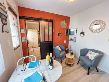 Appartement de vacances pour 2 personnes, avec jardin en Loire-Atlantique