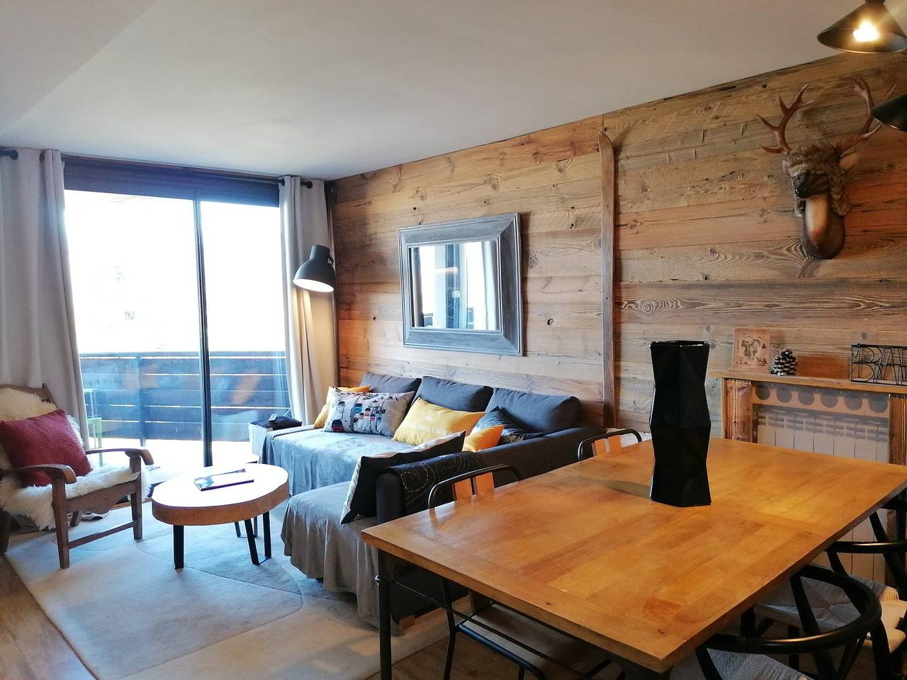 Apartamento entero, Apartamento renovado 3 piezas para 4 pers, balcón, cerca de pistas en Pra-Loup in Pra-Loup, Uvernet-Fours