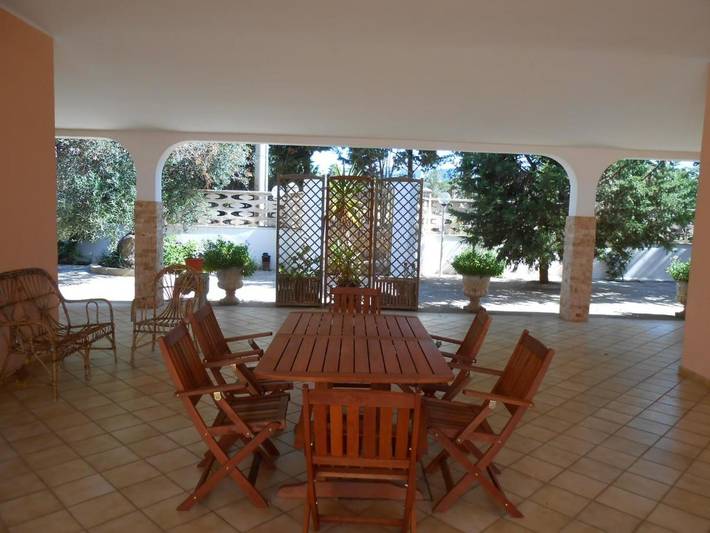 Casa vacanza per 18 persone, con panorama e giardino, adatto a famiglie con bambini a Gallipoli