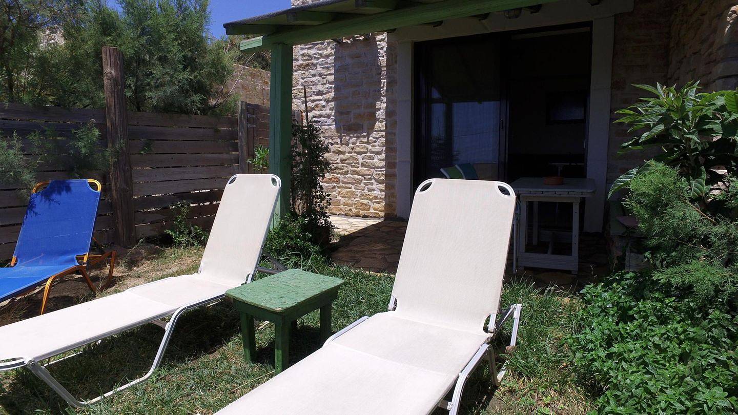 Ferienhaus mit weitem Panorama Blick auf das Meer - Ferienhaus Triopetra, Kreta in Triopetra, Rethymno und Umgebung