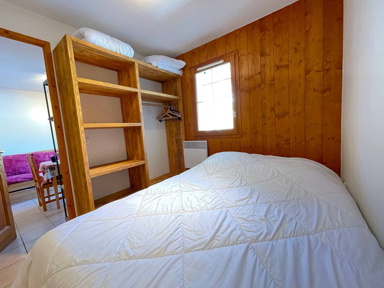 Apartamento entero, Apartamento acogedor a pie de pistas con balcón in Flumet, Albertville region