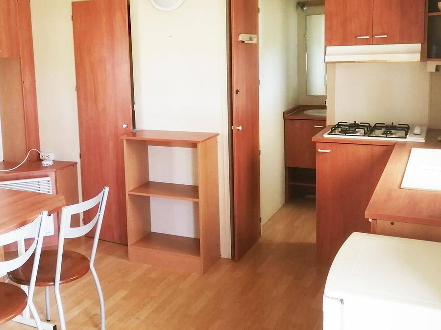 Camping Tikayan La Célestine - Mobilheim 6 personen - Colorado Eco - 2 Schlafzimmer - Klima - Tv in Alpes-de-Haute-Provence