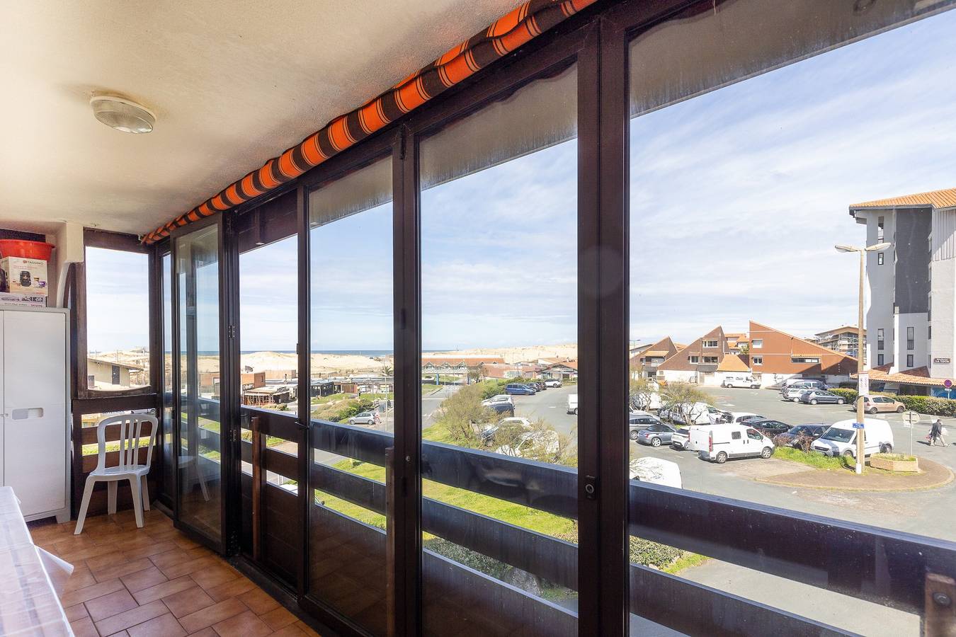 Apartamento entero, Apartamento "Location Noly" con vistas al mar, terraza privada y Wi-Fi in Seignosse Océan, Seignosse