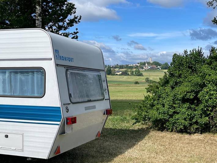 Bungalow für 4 Personen, mit Terrasse und Garten sowie Ausblick in Landkreis Wunsiedel im Fichtelgebirge