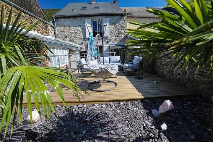 Maison de vacances pour 6 personnes, avec jardin ainsi que terrasse et jacuzzi