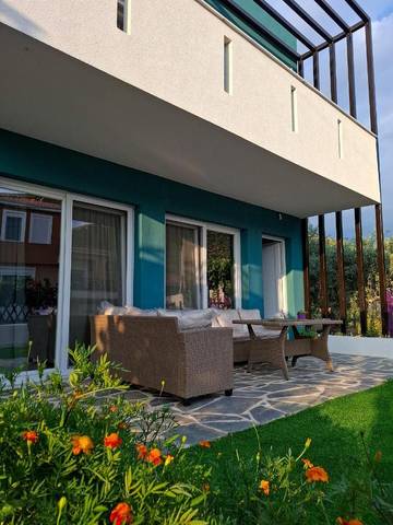 Villa für 6 Personen, mit Ausblick und Garten, mit Haustier auf Thassos