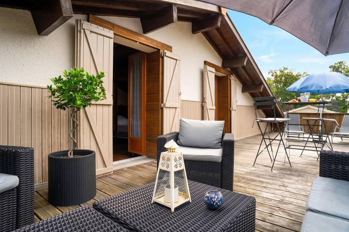 Villa con piscina y jardín, Gujan-Mestras in Gujan-Mestras, Region de Arcachon