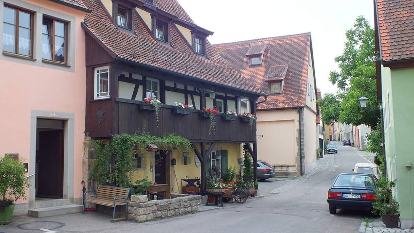 Pension pour 2 personnes, avec Balcon/Terrasse à Rothenburg ob der Tauber