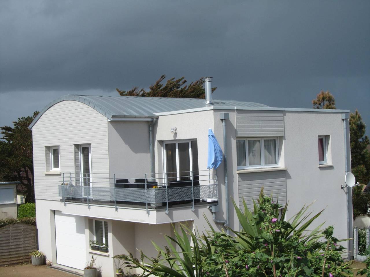 Appartement entier, Wohnung mit Meerblick in Port-Bail-sur-Mer, Côte de la Déroute