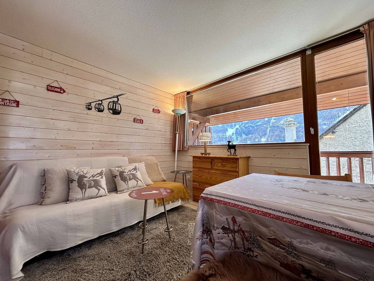 Apartamento entero, Luminoso apartamento de 2 piezas en Monêtier-les-Bains, cerca de pistas, con parking in Le Monêtier-les-Bains, Serre Chevalier
