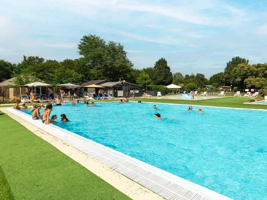 Flower Camping L'Echo du Malpas - Mobilheim 8 personen - Mobil Home Premium 31m² / 3 Zimmer + Tv + Lv + Plancha + Wifi ein Gerät 6/8 Pers. in Monceaux-sur-Dordogne, Tulle und Umgebung