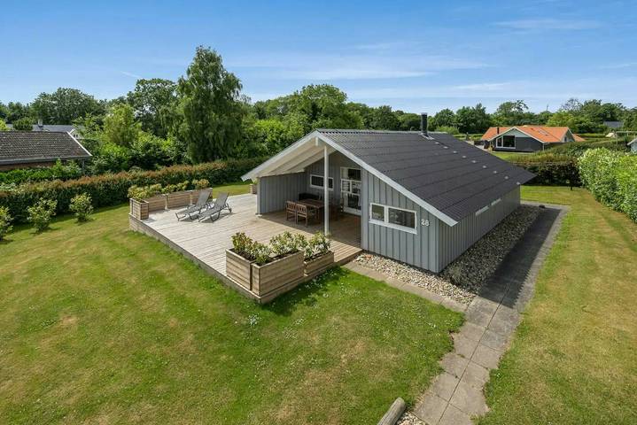 Ferienhaus für 6 Personen, mit Terrasse und Garten sowie Sauna in Mommark