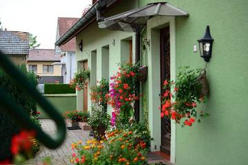 Gîte pour 4 personnes, avec jardin à Guewenheim