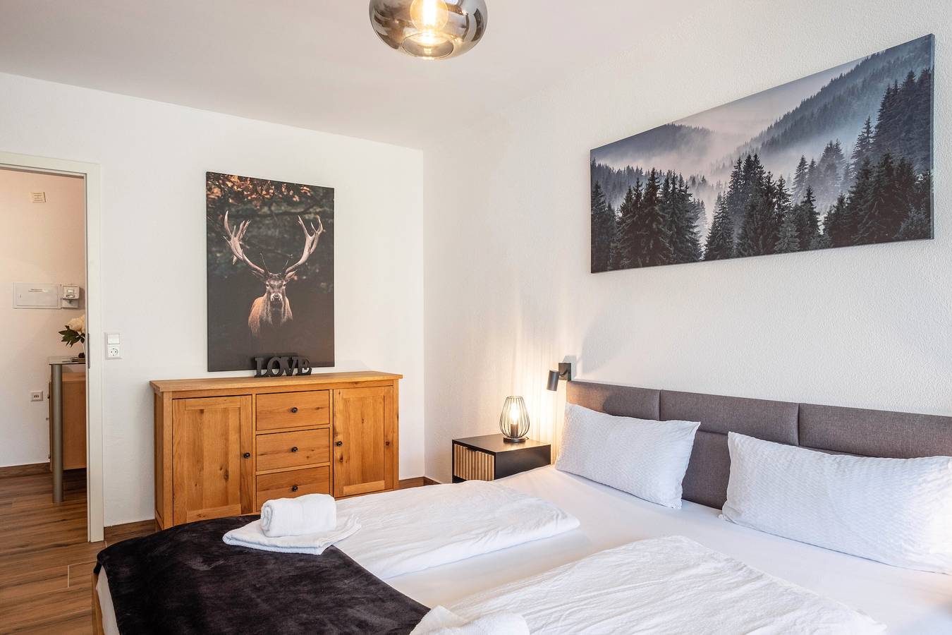 Ganze Wohnung, Ferienwohnung 'Black Forest Style' mit Balkon und Wi-Fi in Schluchsee, Südschwarzwald