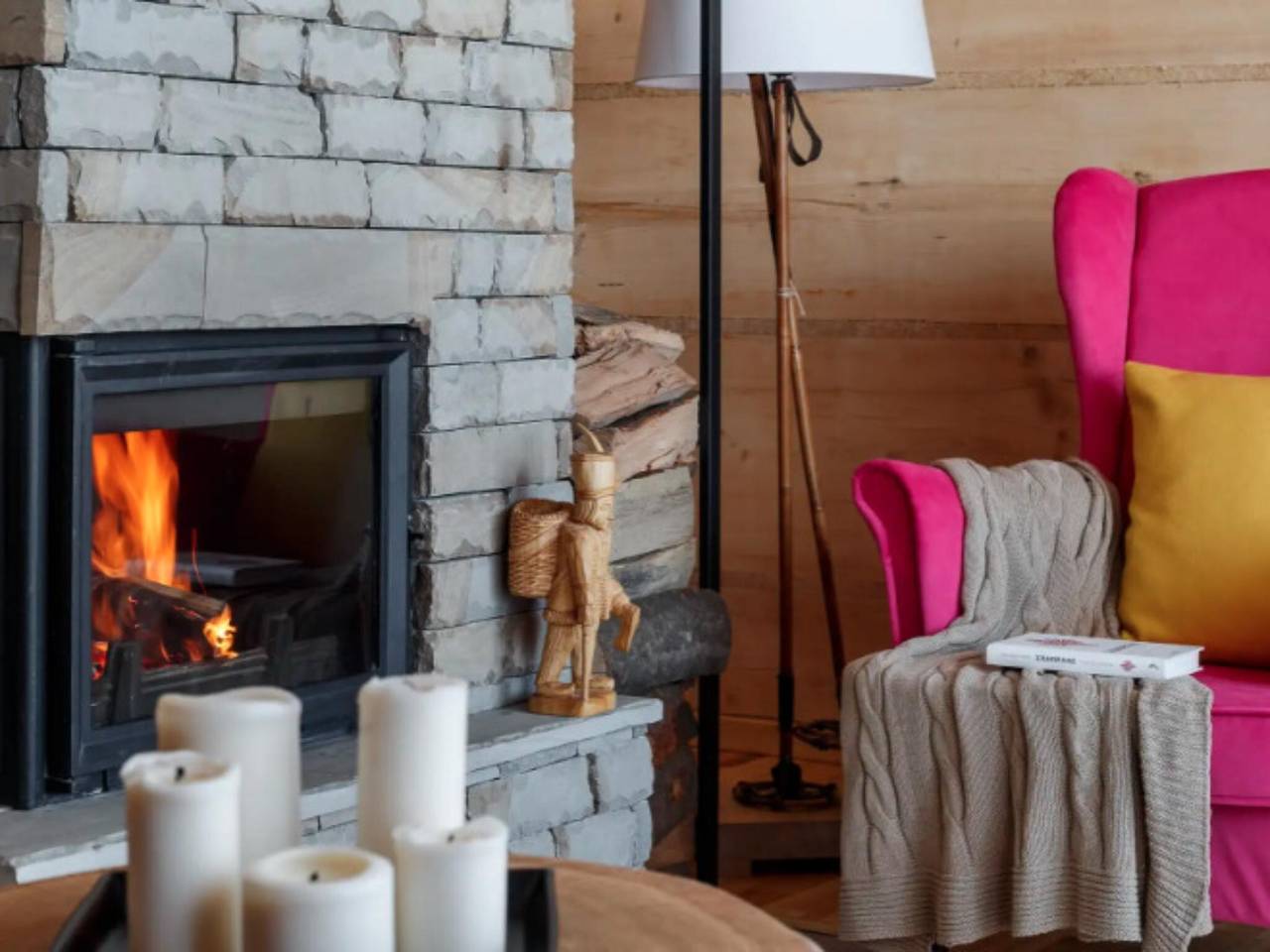 Komfortables Ferienhaus im Bergstil, Kaminofen in Zakopane, Karpaten (Polen)