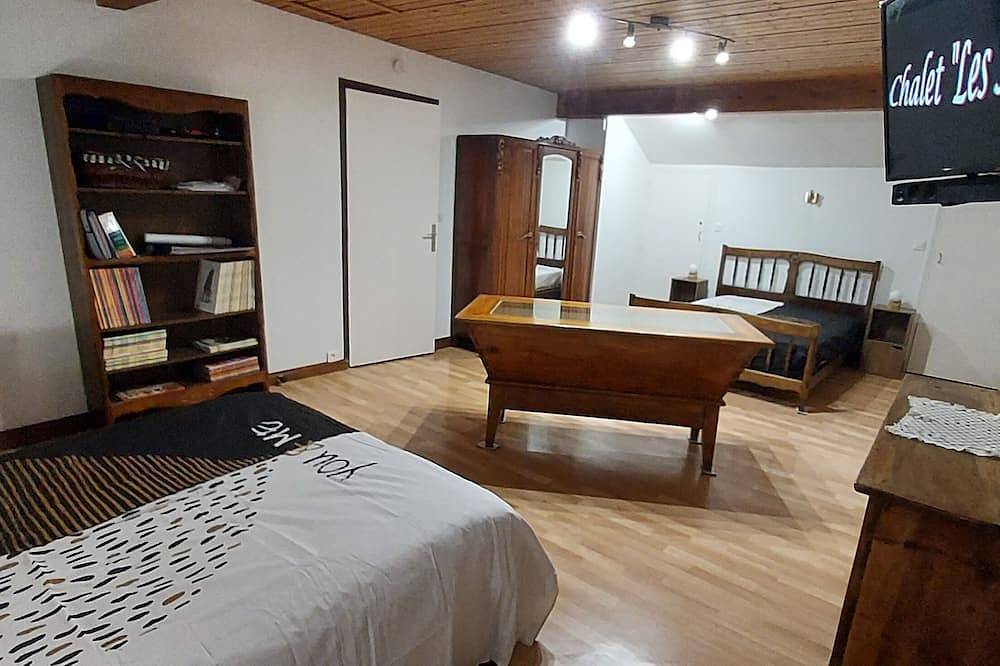 Chalet \"Les Aubarettes\" face à la montée de l'alpes d'Huez in Le Bourg-d'Oisans, Parc national des Écrins