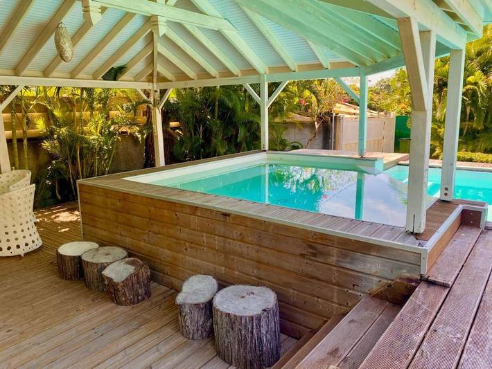 Gîte pour 4 personnes, avec terrasse et jardin ainsi que piscine et jacuzzi dans Plage de Grande Anse - 2