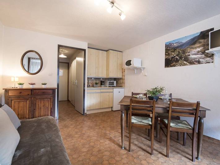 Ganzes Studio, Studio für 4 Pers. mit Parkplatz nahe Zentrum und Seilbahn in Saint-Lary-Soulan, Nationalpark Pyrenäen