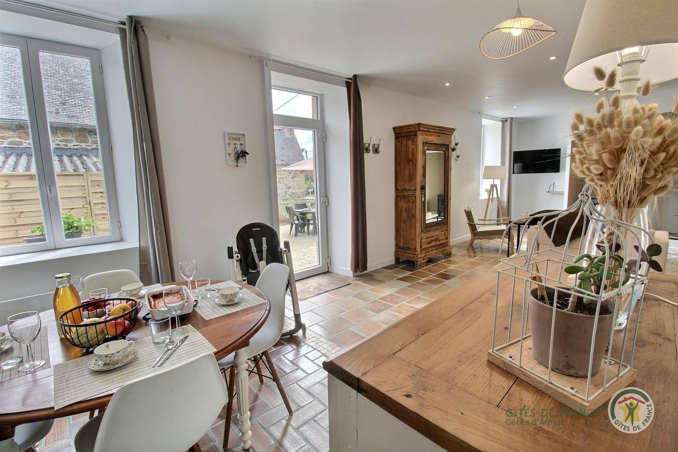 Ker'Luane in Lézardrieux, Rosa Granitküste