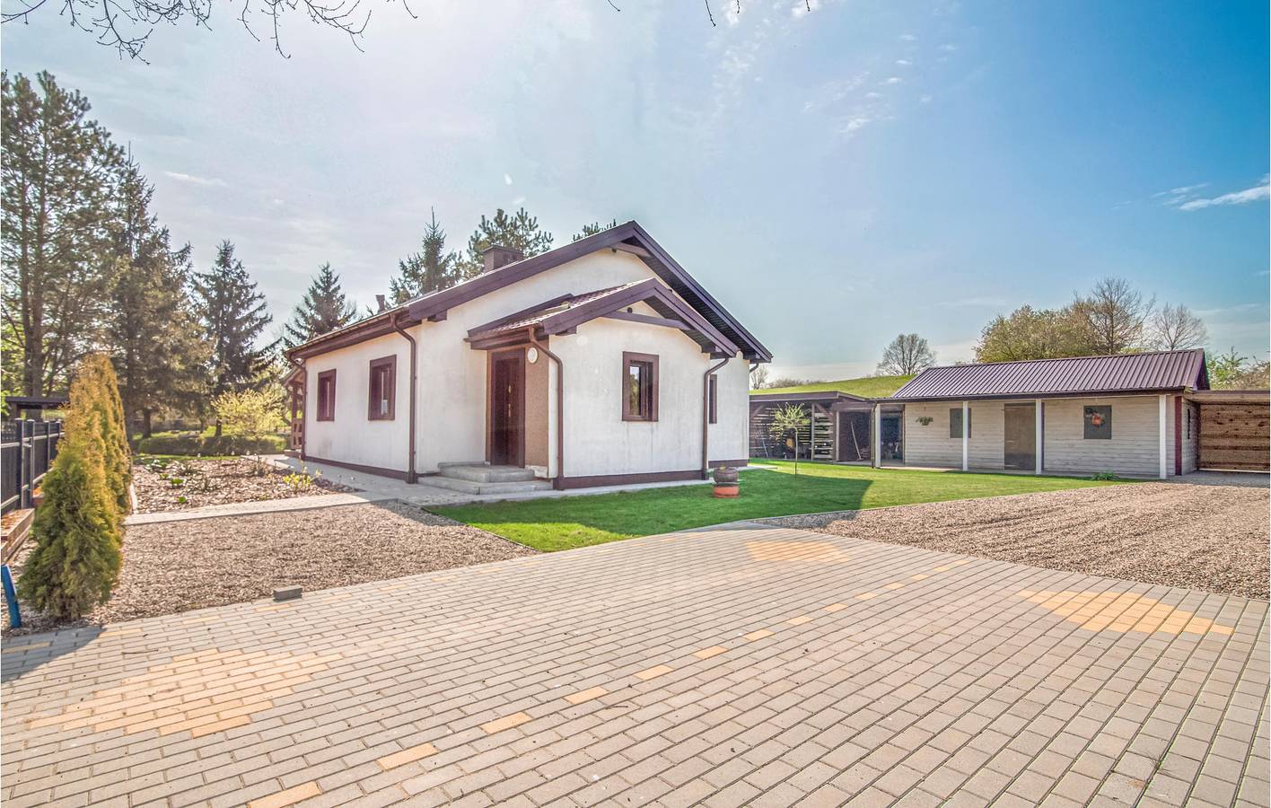 Ferienhaus für 10 Personen mit Terrasse in Seenplatte von Ilawa