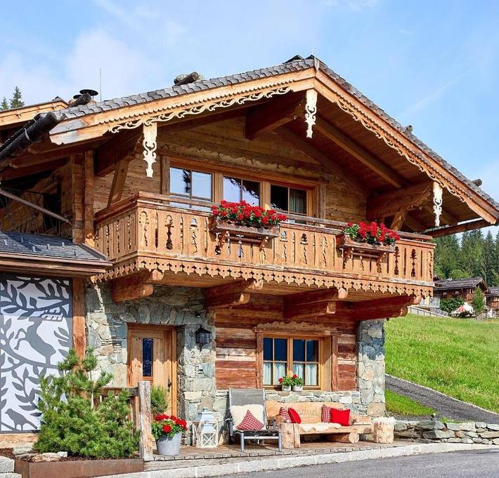 Chalet voor 6 personen, met sauna en terras, met huisdier in Flachau