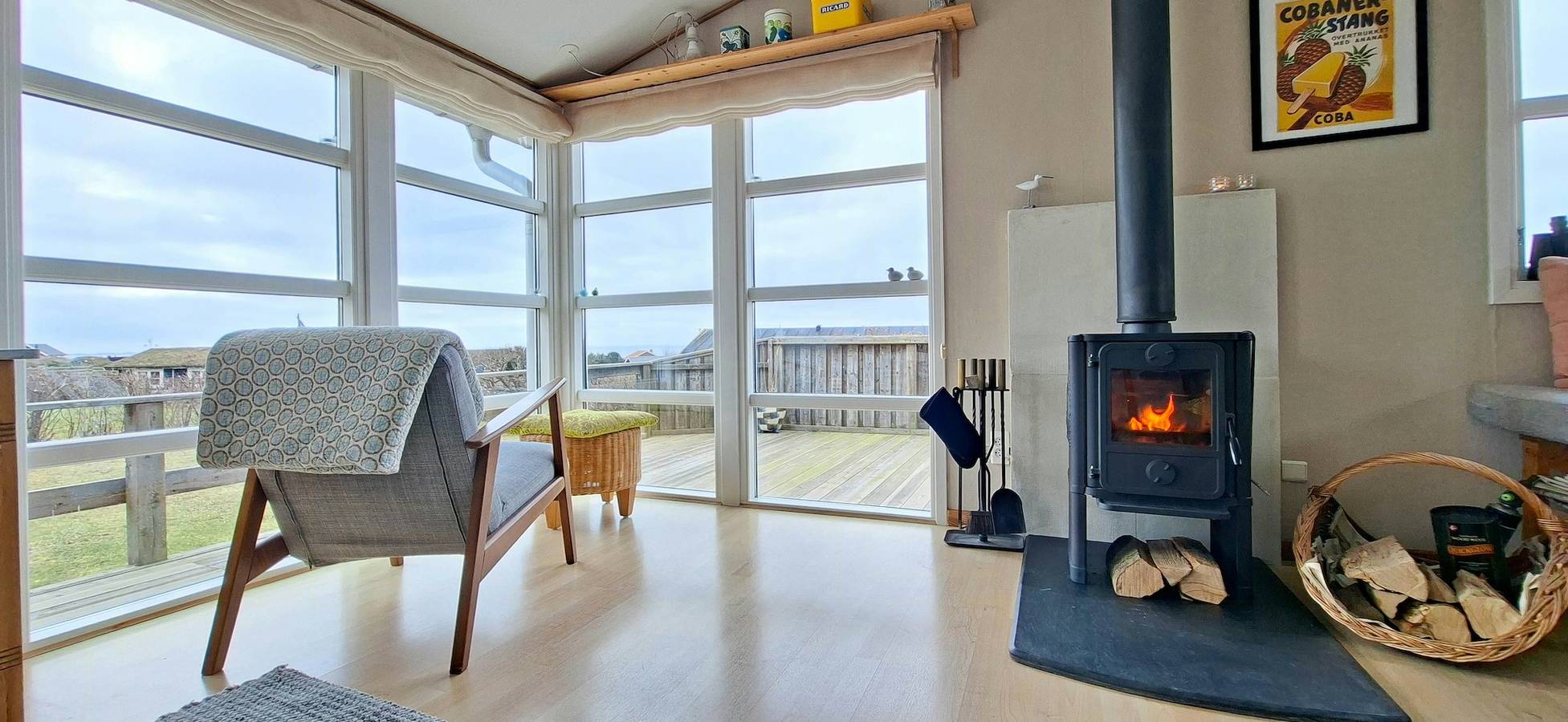 Gemütliches gelbes Ferienhaus mit Meerblick in Drøsselbjerg, Slagelse