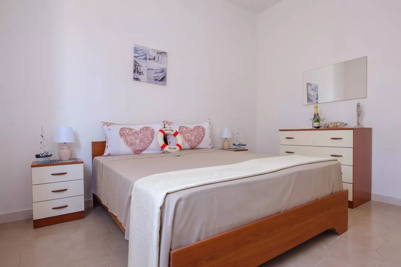 Ferienhaus 'Bonavista' mit Meerblick, Wlan und Klimaanlage in Torre Lapillo, Golf von Tarent