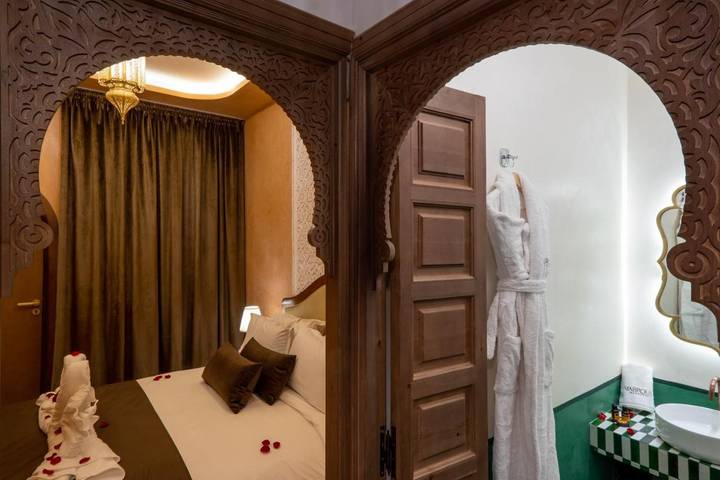 Riad pour 2 personnes, avec terrasse dans Jemaa el-Fnaa - 4