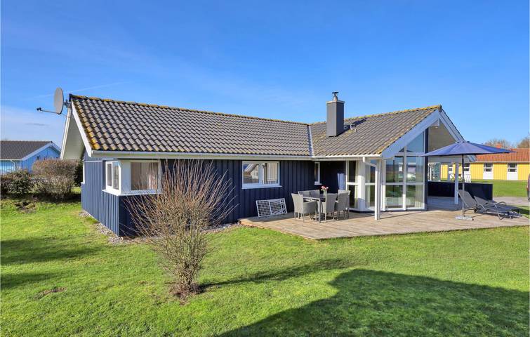 Ferienhaus für 6 Personen, mit Terrasse und Whirlpool sowie Garten und Sauna in Brodersby - 3