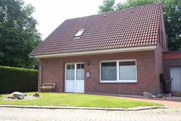 Ferienhaus für 6 Personen, mit Sauna und Garten sowie Terrasse, mit Haustier in Sögel