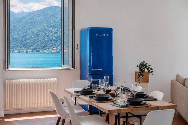 Gîte pour 2 personnes, avec piscine et jardin dans Nesso - 4