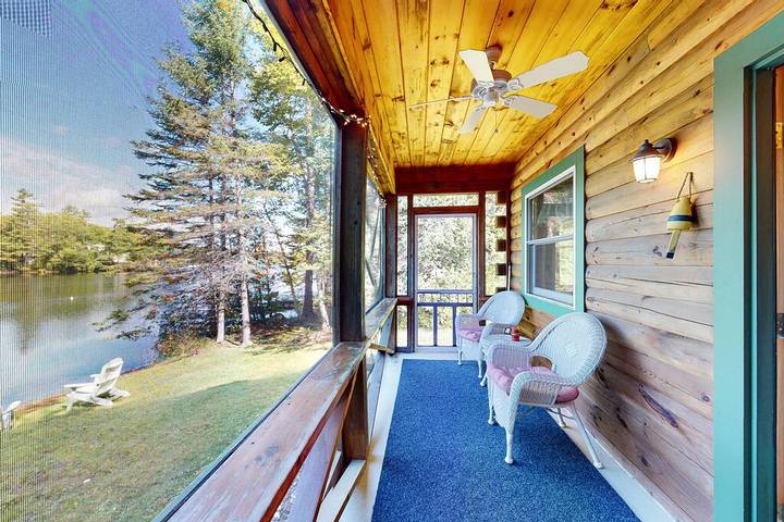 Glamping for 3 people, with terrace and yard, with pets in Maine