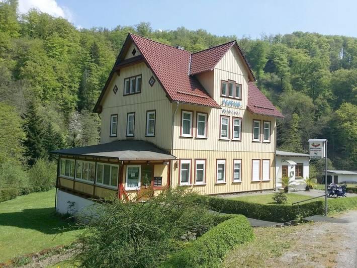 Ferienwohnung für 2 Personen, mit Terrasse und Garten sowie Ausblick in Altenbrak