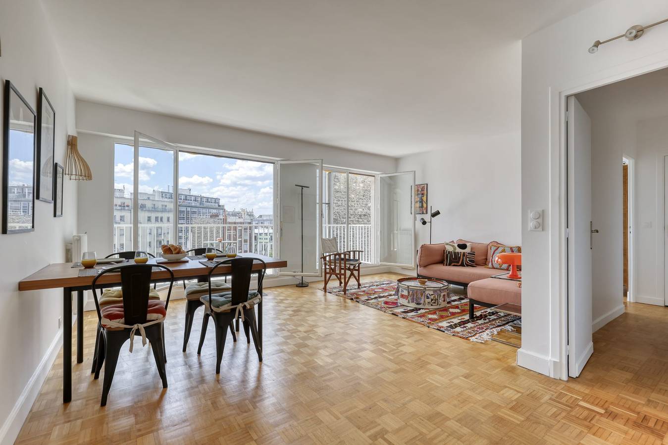 Ganze Wohnung, Ferienwohnung für 4 Personen mit Balkon/Terrasse in Eiffelturm, Paris
