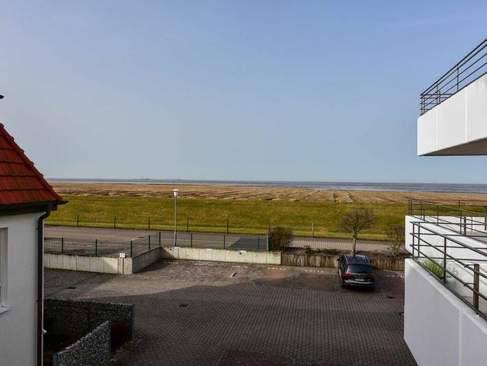 Ferienhaus mit Meerblick für 4 Personen, mit Balkon und Sauna sowie Pool in Cuxhaven