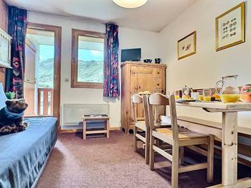 Gîte pour 4 personnes, avec terrasse, animaux acceptés à Tignes