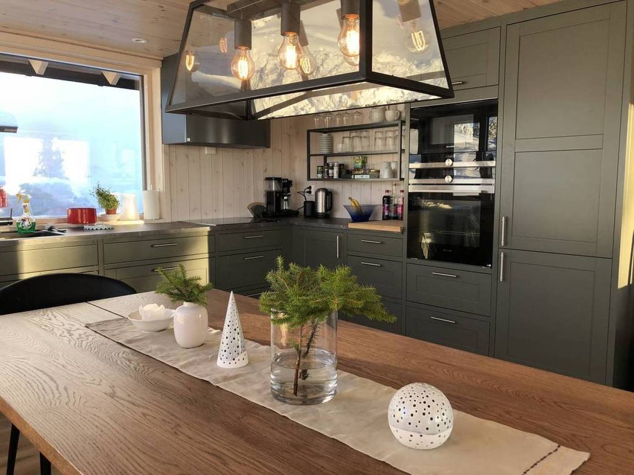 New large cabin Ski in/out Sjusjøen & sauna in Ringsaker