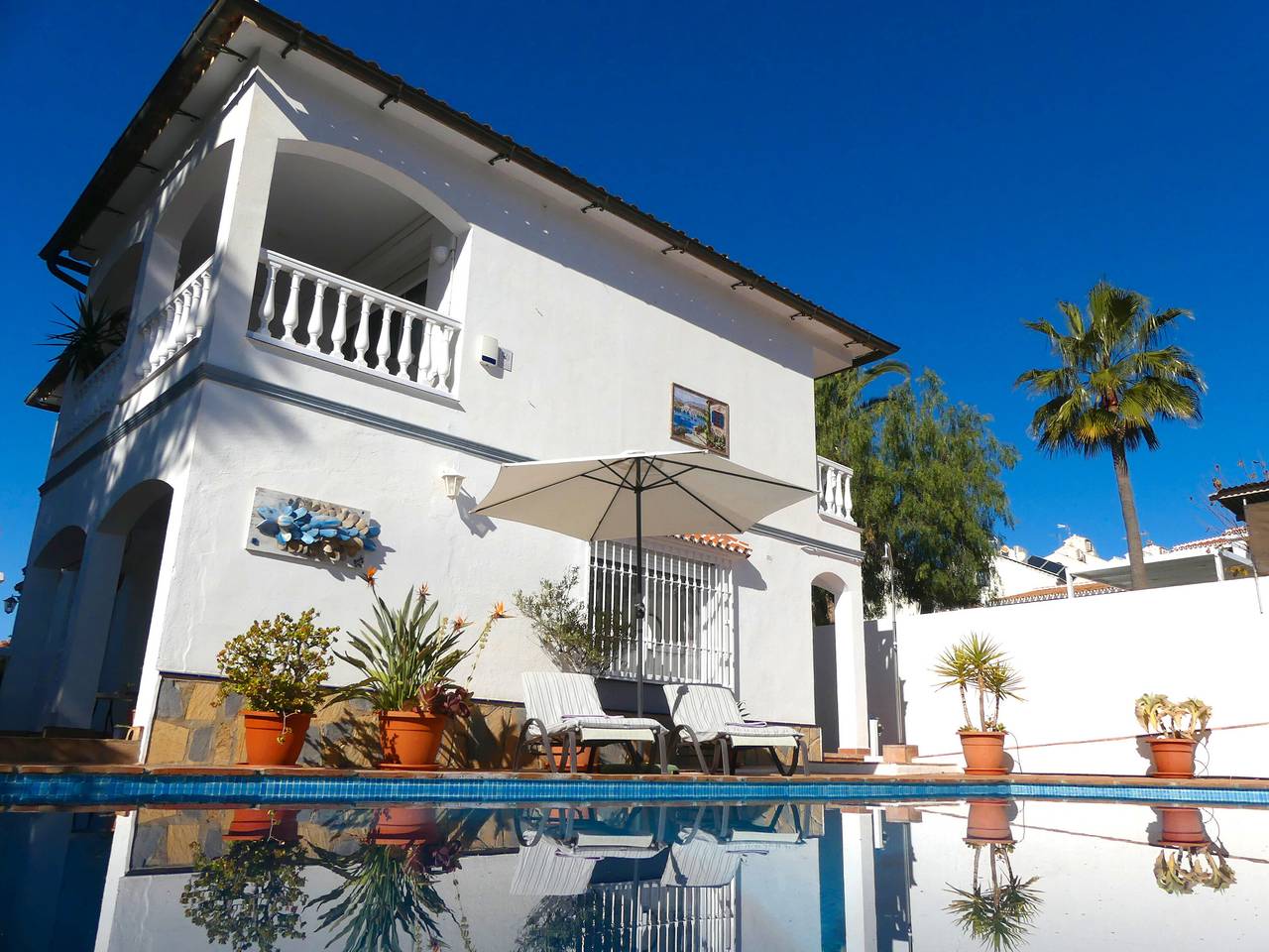 Villa Valentina: Piscina Privada e Vista Mar na Costa del Sol in Urbanización Villa del Mar, Vélez-Málaga