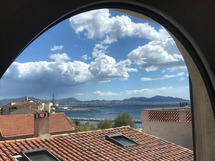 Appartement de vacances pour 2 personnes, avec Balcon et Terrasse ainsi que Jardin et Vue