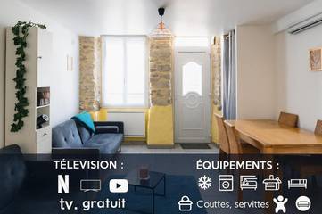 Gîte pour 6 personnes, avec jardin, animaux acceptés à Nemours