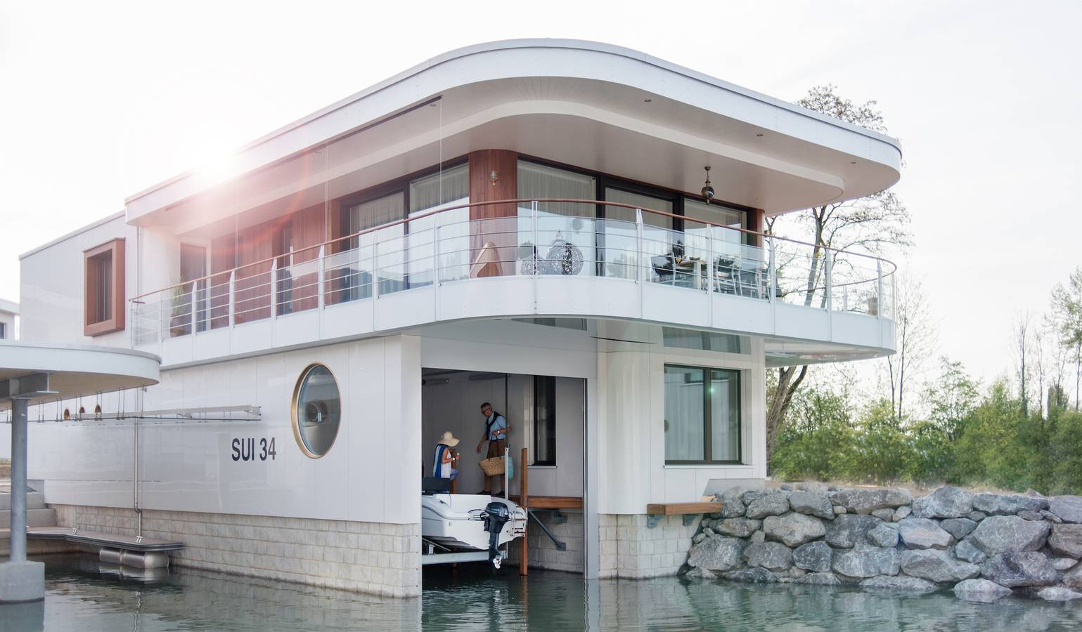 Deltaprivé - Luxus Seevilla 19 in Spiez, Thunersee